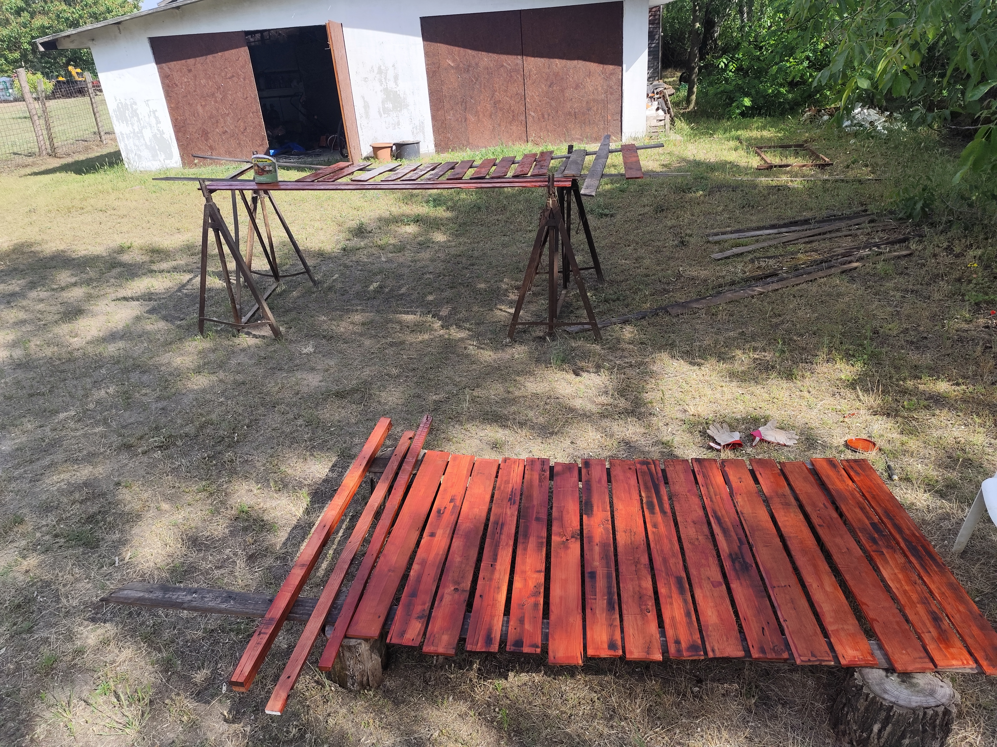 Kapu felújítás – vágás / mérés / összeállítás